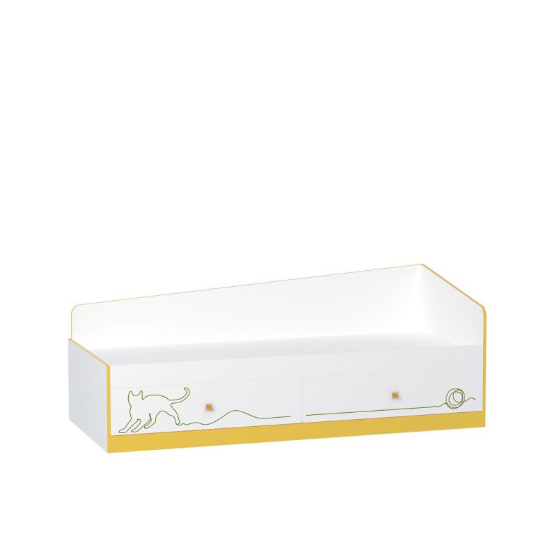 Кровать 11.21 Альфа (Солнечный Свет 0134 BS, Белый премиум) | увеличить фото 1 Кровать 11.21 Альфа (Солнечный Свет 0134 BS, Белый премиум) | фото 1