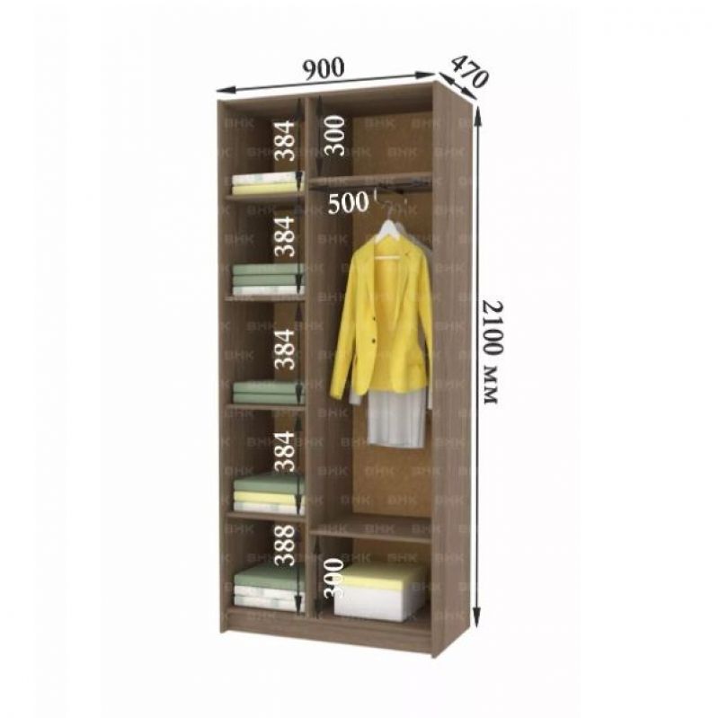 ДАРЬЯ Шкаф (Дуб Вотан/Белый глянец) гостиная | увеличить фото 3 ДАРЬЯ Шкаф (Дуб Вотан/Белый глянец) гостиная | фото 3