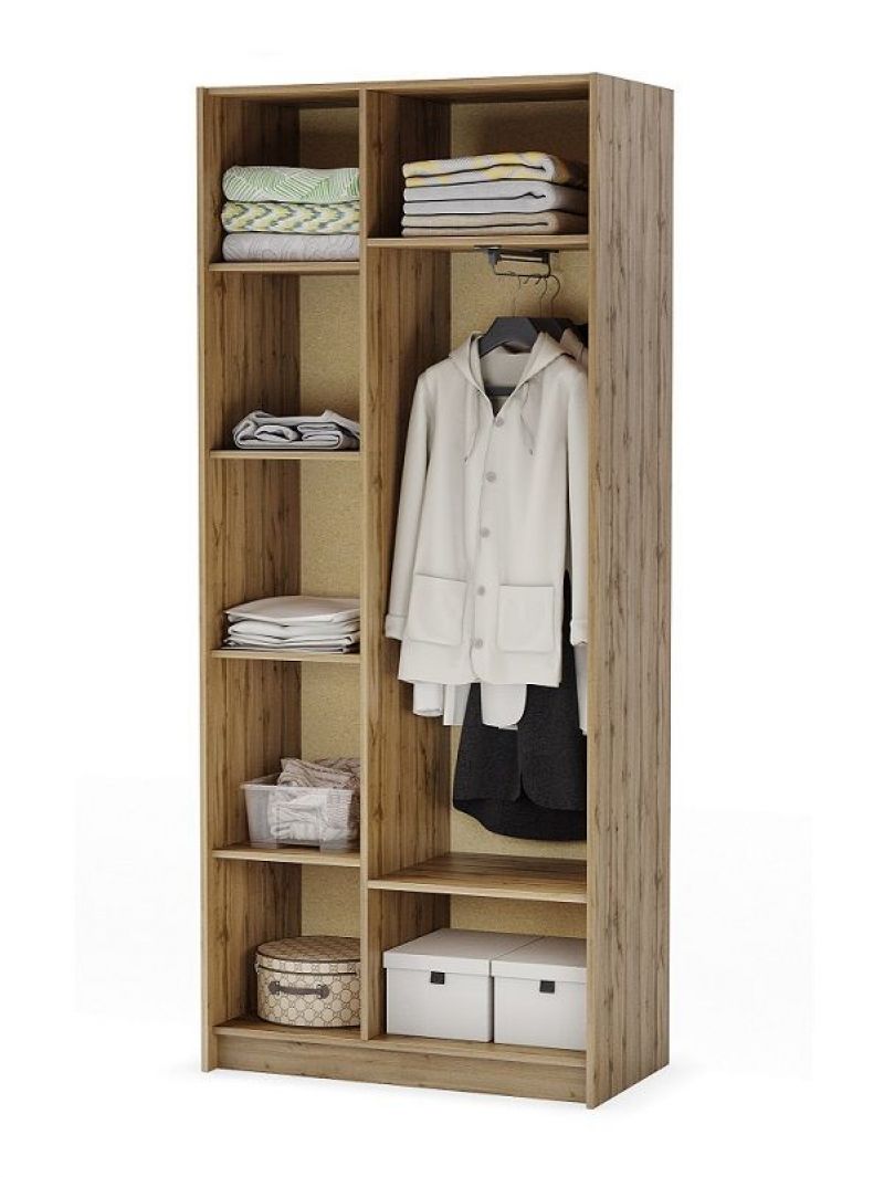 ДАРЬЯ Шкаф (Дуб Вотан/Белый глянец) гостиная | увеличить фото 2 ДАРЬЯ Шкаф (Дуб Вотан/Белый глянец) гостиная | фото 2